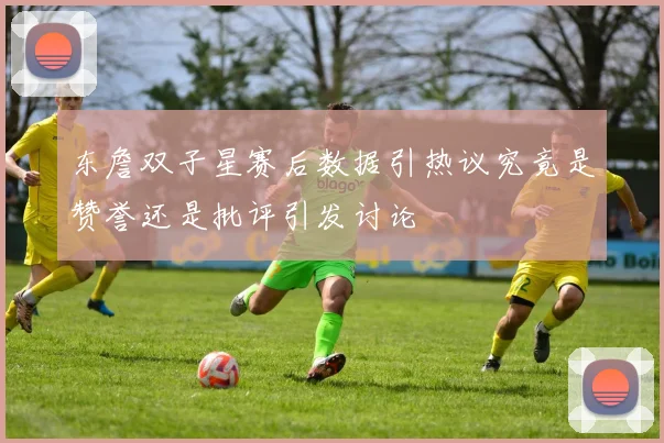 东詹双子星赛后数据引热议究竟是赞誉还是批评引发讨论